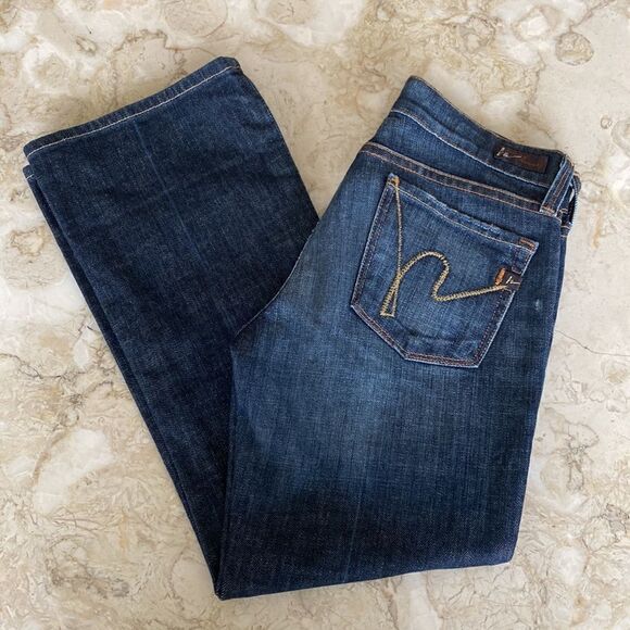 Citizens of Humanity Kelly #063 Stretch Low Waist Cropped Jeans - Picture 6 of 15